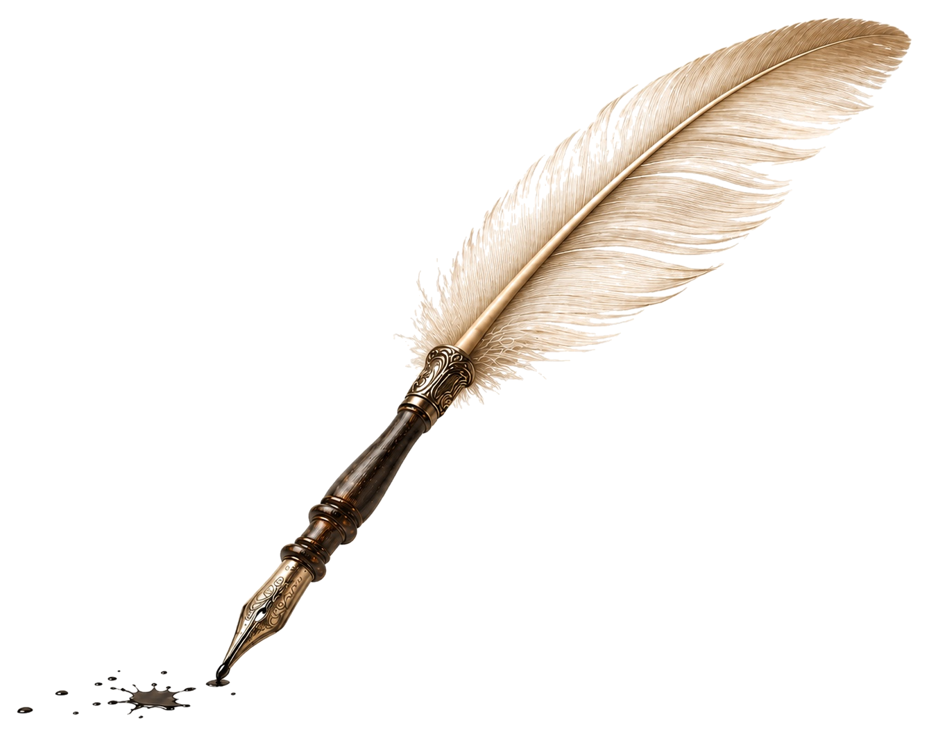 St. Mikolas writing quill